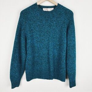 Vintage Wool Blend Speckled Sweater The Fox Collection
